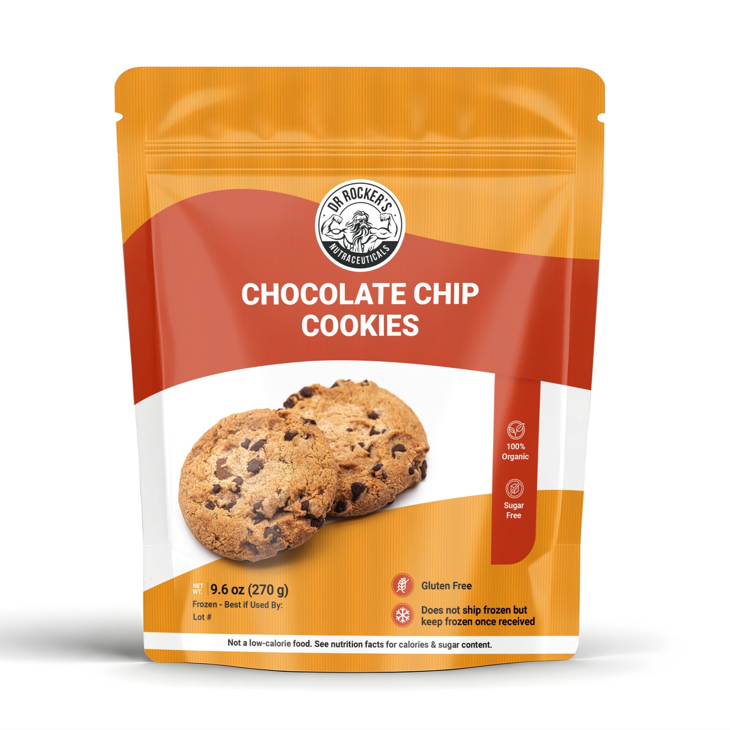 100% ORGANIC SUGAR FREE CHOCOLATE CHIP COOKIES
