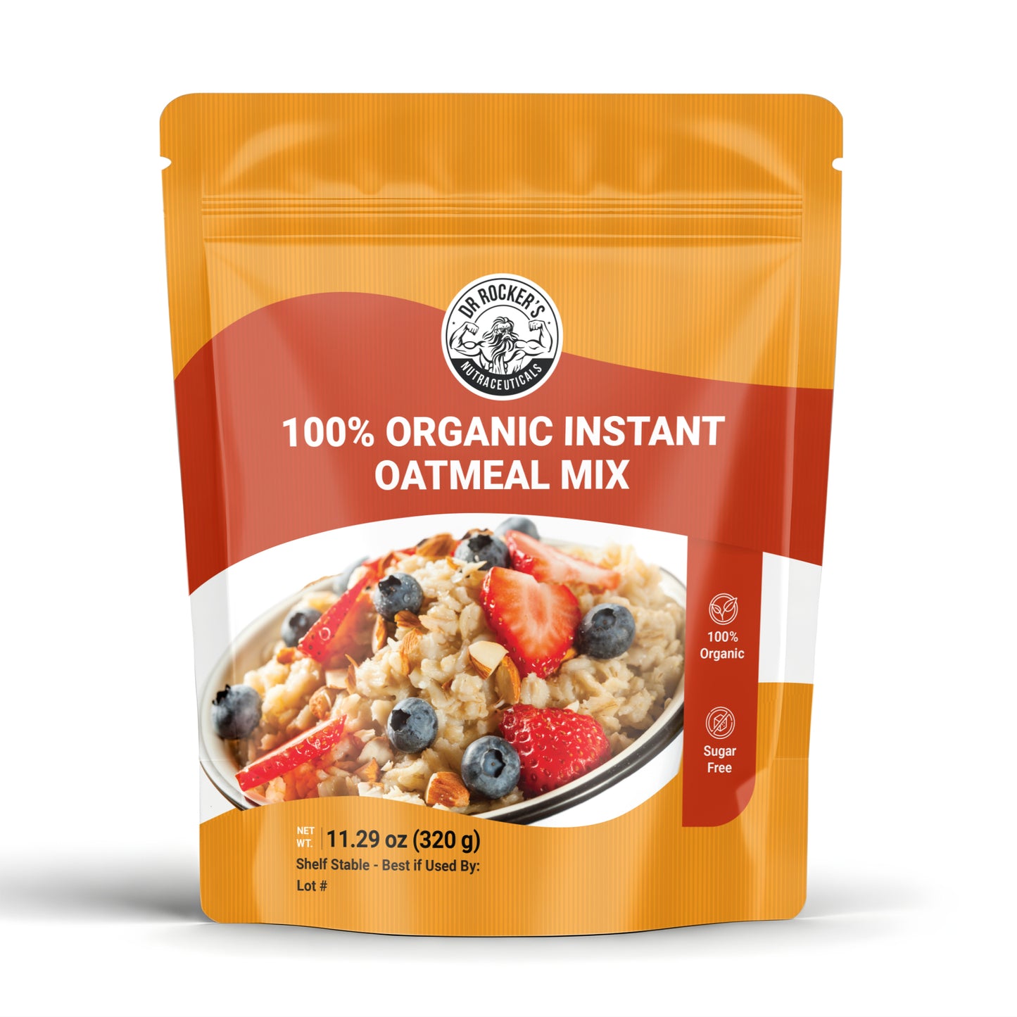 100% ORGANIC SUGAR FREE OATMEAL