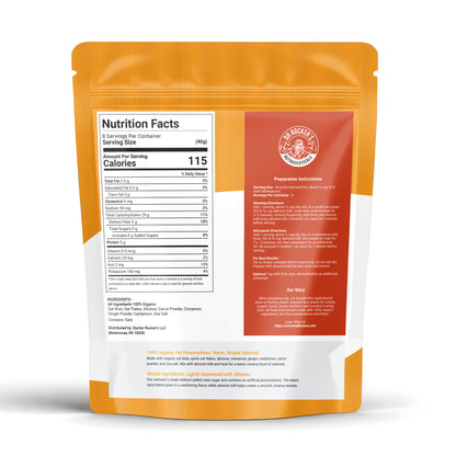 100% ORGANIC SUGAR FREE OATMEAL