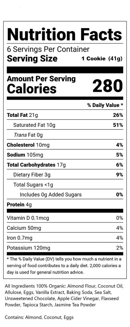 100% ORGANIC CHOCOLATE CHIP COOKIES